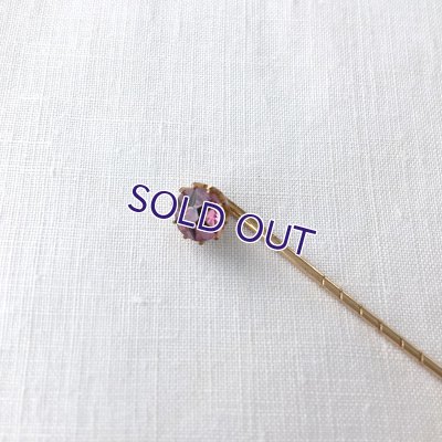 画像7: ベルリンガラスのクラヴァットピンC（ピンク×ブラック）