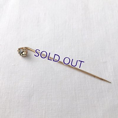 画像8: ベルリンガラスのクラヴァットピンB（クリア×ブラック）