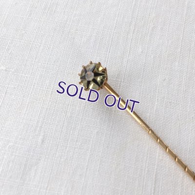 画像3: ベルリンガラスのクラヴァットピンB（クリア×ブラック）