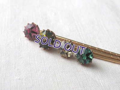 画像10: ベルリンガラスのクラヴァットピンD（グリーン×ブラック）