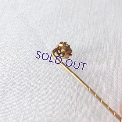 画像4: ベルリンガラスのクラヴァットピンB（クリア×ブラック）