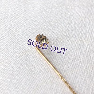 画像6: ベルリンガラスのクラヴァットピンB（クリア×ブラック）