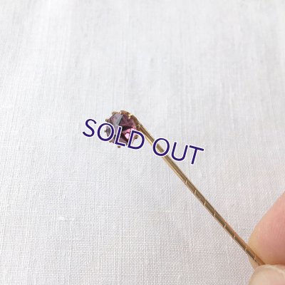 画像3: ベルリンガラスのクラヴァットピンC（ピンク×ブラック）