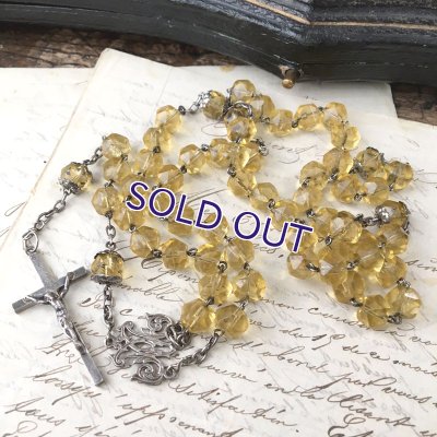 画像5: シトリンガラスのロザリオ