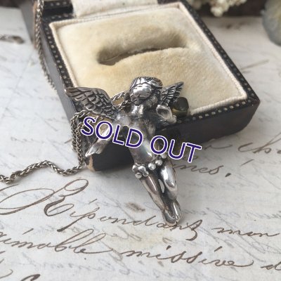 画像4: 天使のシルバーペンダントチャーム