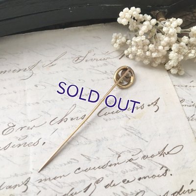 画像9: ヤドリギとパールのゴールドピン