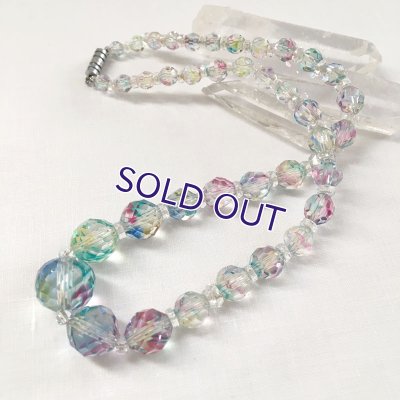 画像9: アイリスガラスのビーズネックレスB