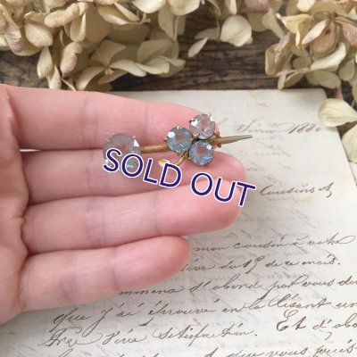 画像9: サフィレットクローバーブローチ