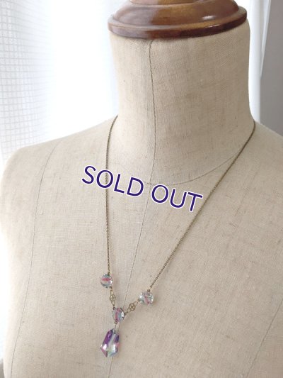 画像11: アイリスガラスのアールデコネックレスC