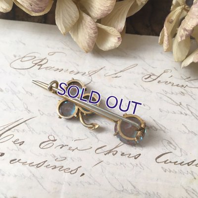 画像8: サフィレットクローバーブローチ