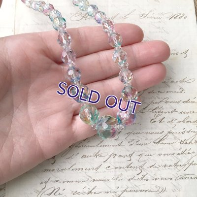 画像11: アイリスガラスのビーズネックレスB