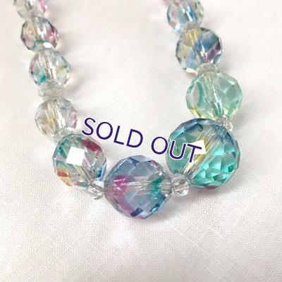 画像7: アイリスガラスのビーズネックレスB