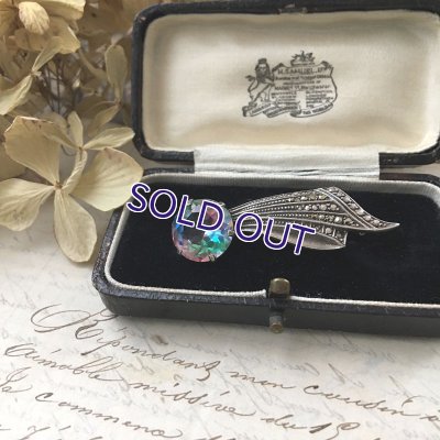 画像9: アイリスガラスの彗星ブローチ