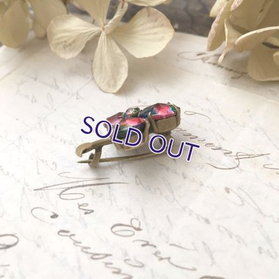 画像5: アイリスガラスのクローバーブローチc