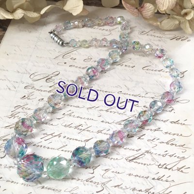 画像10: アイリスガラスのビーズネックレスB