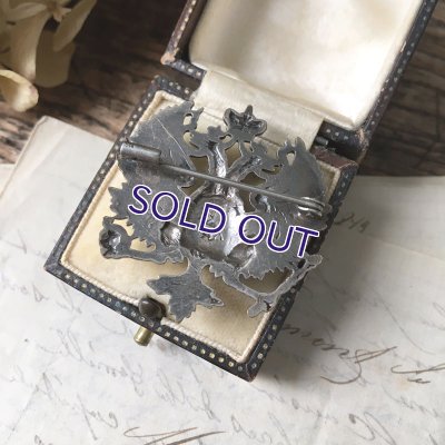 画像5: 双頭の鷲の紋章ブローチ