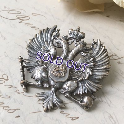 画像6: 双頭の鷲の紋章ブローチ