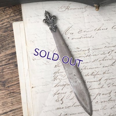 画像4: エルミン紋章とフルールドリスのレターナイフ