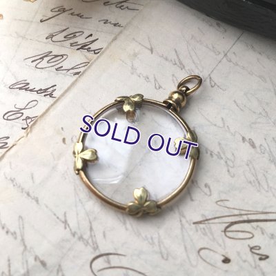 画像6: FIX クローバーのガラスロケットペンダント