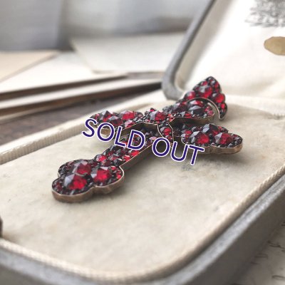 画像10: ボヘミアンガーネットのクロスペンダント