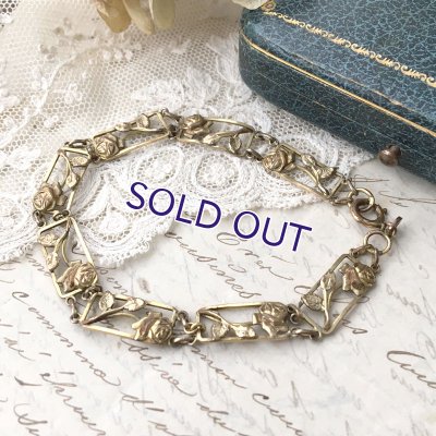 画像4: バラのゴールドブレスレット