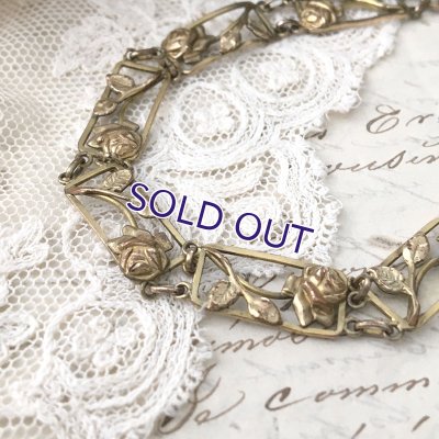 画像3: バラのゴールドブレスレット