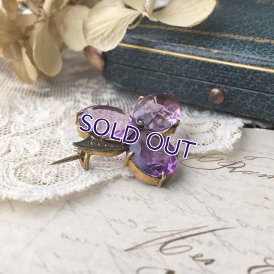 画像5: 紫水晶のクローバーブローチ