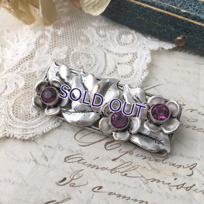 画像7: ビンテージフラワーブローチセット