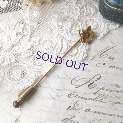 画像4: FIX蔦とルビーのゴールドピン