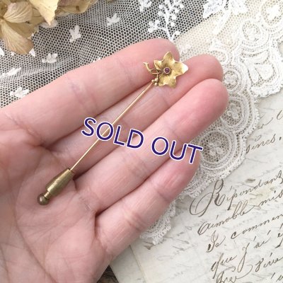 画像6: FIX蔦とルビーのゴールドピン