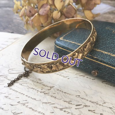 画像9: ドイツ製 蔦のゴールドバングル