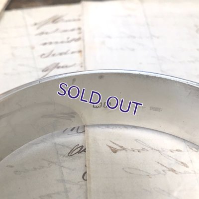 画像14: イギリス製 花とハートのシルバーバングル