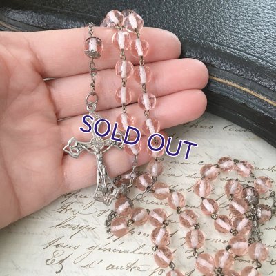 画像9: ヤドリギ十字のピンクロザリオ