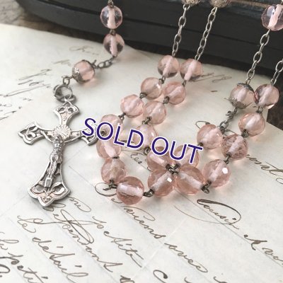 画像6: ヤドリギ十字のピンクロザリオ