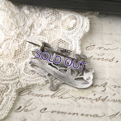 画像4: エルミン紋章とヤドリギのNANTESブローチ