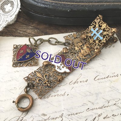 画像12: 聖ジャンヌダルクのエナメルブレスレット