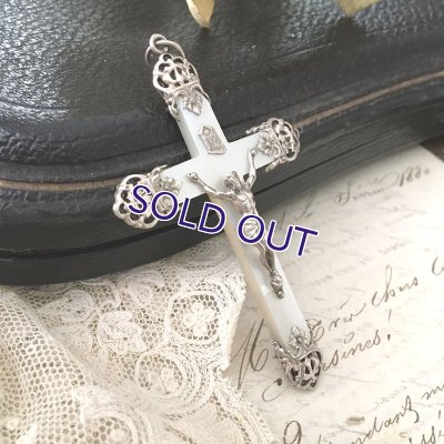 画像3: マザーオブパールのシルバークロスB