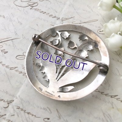 画像6: スズランのシルバーブローチ