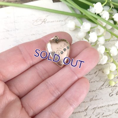 画像8: スズランとパールのハートペンダント