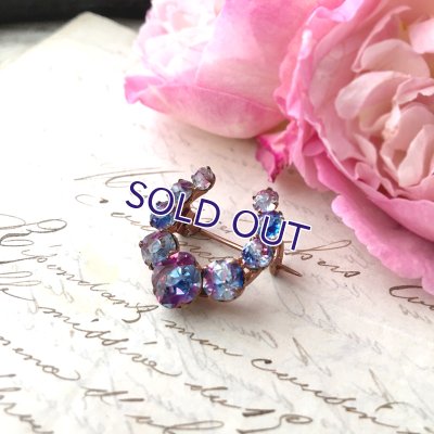 画像4: アイリスガラスのホースシューブローチ