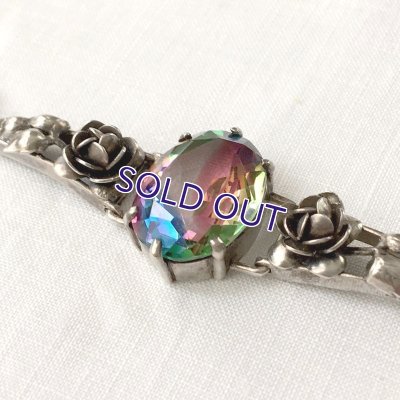 画像5: アイリスガラスのと花のシルバーブレスレット