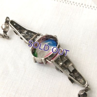 画像7: アイリスガラスのと花のシルバーブレスレット