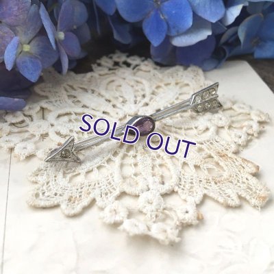 画像4: パープルガラスのアローブローチ