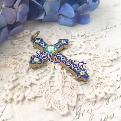 画像4: マイクロモザイクのクロスペンダント