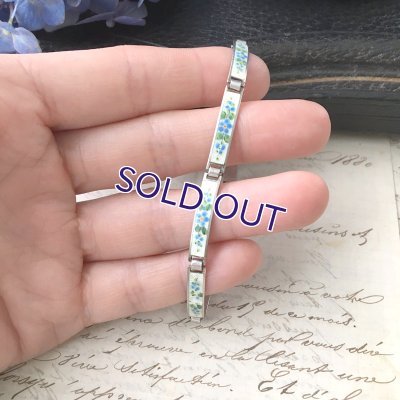 画像8: エナメルの勿忘草ブレスレット