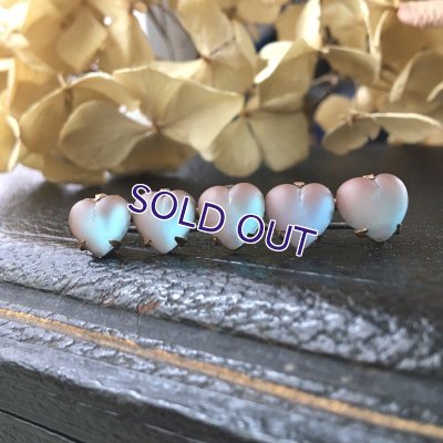 画像3: ハートサフィレットの５連ブローチ