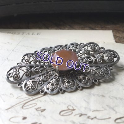 画像9: サフィレットのフィリグリーブローチ