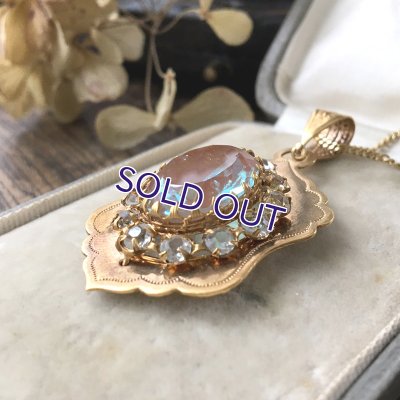 画像12: 大粒サフィレットのゴールドロケットペンダント