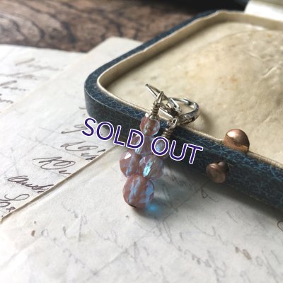 画像3: サフィレット3連ビーズのイヤリング