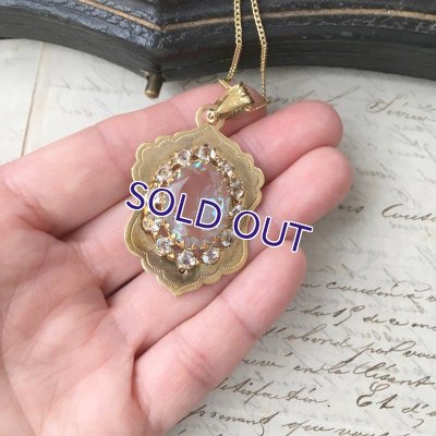 画像14: 大粒サフィレットのゴールドロケットペンダント